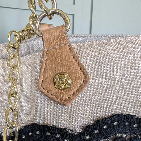 Betsey Johnson Floral Lace Tote Bag - Picture 9 of 12